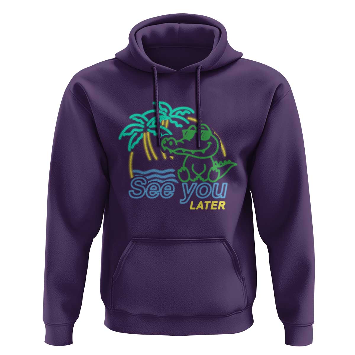 Funny See You Later Teacher Summer Alligator Hoodie Later Gator Last Day Of School - Wonder Print Shop