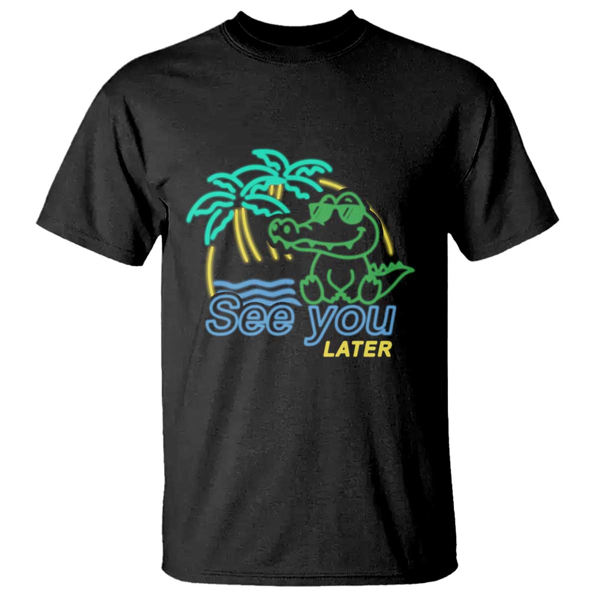Funny See You Later Teacher Summer Alligator T Shirt Later Gator Last Day Of School - Wonder Print Shop