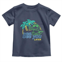 Funny See You Later Teacher Summer Alligator Toddler T Shirt Later Gator Last Day Of School - Wonder Print Shop