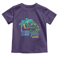 Funny See You Later Teacher Summer Alligator Toddler T Shirt Later Gator Last Day Of School - Wonder Print Shop