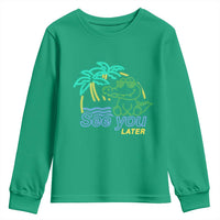 Funny See You Later Teacher Summer Alligator Youth Sweatshirt Later Gator Last Day Of School - Wonder Print Shop