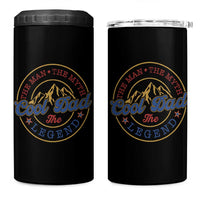 Cool Dad The Man The Myth The Legend 4 in 1 Can Cooler Tumbler Fathers Day Beer Lover - Wonder Print Shop