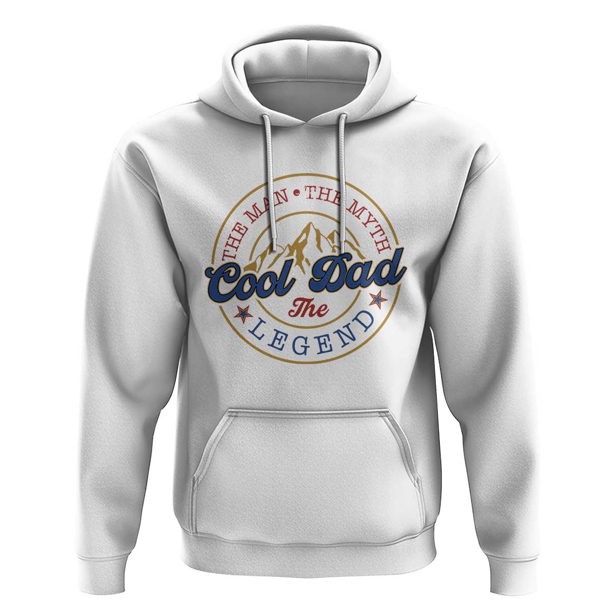 Cool Dad The Man The Myth The Legend Hoodie Fathers Day Beer Lover - Wonder Print Shop