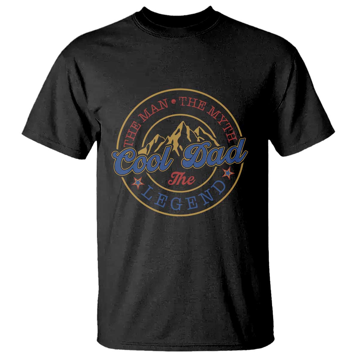 Cool Dad The Man The Myth The Legend T Shirt Fathers Day Beer Lover - Wonder Print Shop