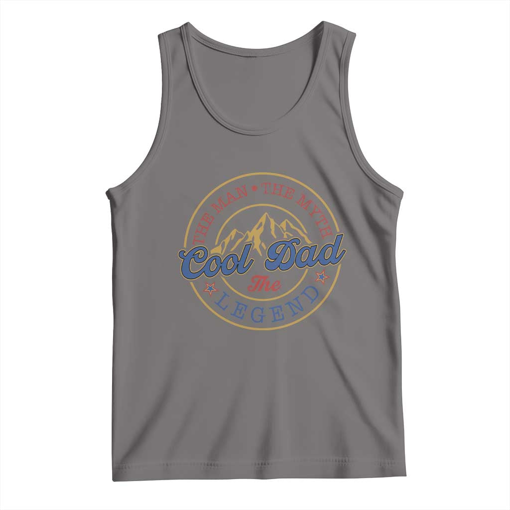Cool Dad The Man The Myth The Legend Tank Top Fathers Day Beer Lover - Wonder Print Shop