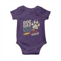 Funny Dog Dad The Man The Myth The Snack Dealer Baby Onesie Fur Dad Fathers Day