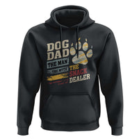 Funny Dog Dad The Man The Myth The Snack Dealer Hoodie Fur Dad Fathers Day