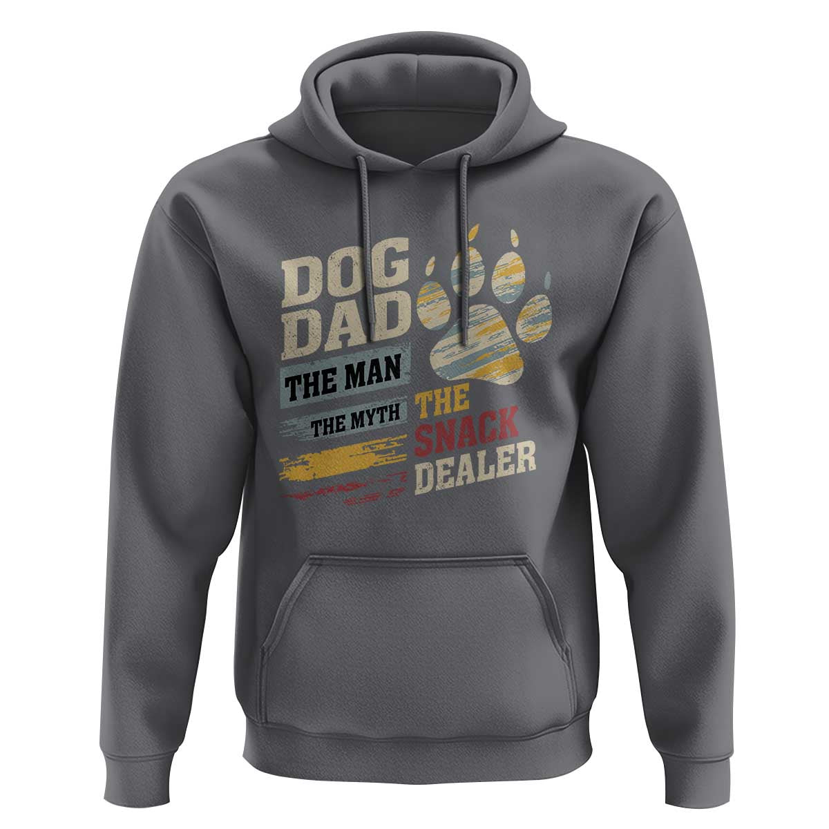 Funny Dog Dad The Man The Myth The Snack Dealer Hoodie Fur Dad Fathers Day