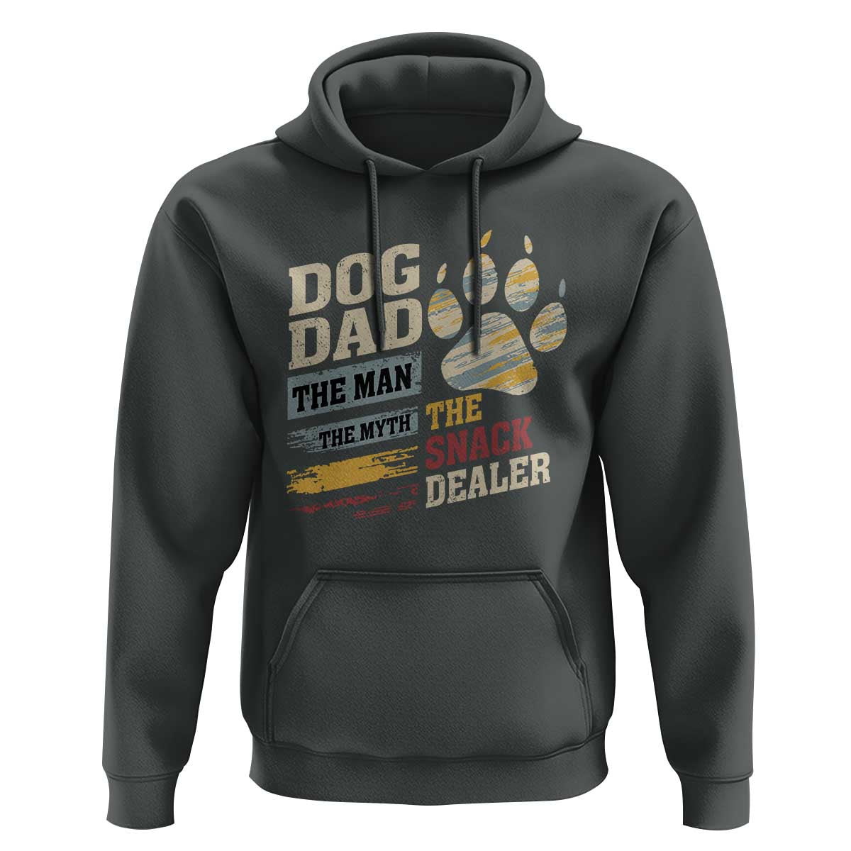 Funny Dog Dad The Man The Myth The Snack Dealer Hoodie Fur Dad Fathers Day