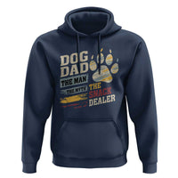 Funny Dog Dad The Man The Myth The Snack Dealer Hoodie Fur Dad Fathers Day
