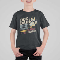 Funny Dog Dad The Man The Myth The Snack Dealer T Shirt For Kid Fur Dad Fathers Day