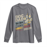 Funny Dog Dad The Man The Myth The Snack Dealer Long Sleeve Shirt Fur Dad Fathers Day