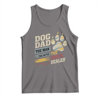 Funny Dog Dad The Man The Myth The Snack Dealer Tank Top Fur Dad Fathers Day