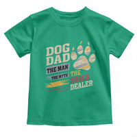 Funny Dog Dad The Man The Myth The Snack Dealer Toddler T Shirt Fur Dad Fathers Day