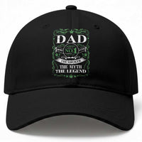 Funny Weed Cannabis Dad Baseball Cap Worlds No 1 Best Dad Ever The Smoker The Myth The Legend