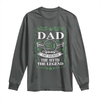 Funny Weed Cannabis Dad Long Sleeve Shirt Worlds No 1 Best Dad Ever The Smoker The Myth The Legend