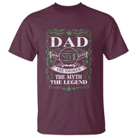 Funny Weed Cannabis Dad T Shirt Worlds No 1 Best Dad Ever The Smoker The Myth The Legend
