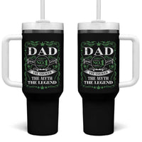 Funny Weed Cannabis Dad Tumbler With Handle Worlds No 1 Best Dad Ever The Smoker The Myth The Legend