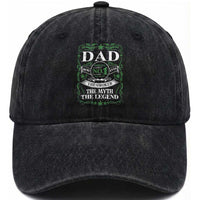 Funny Weed Cannabis Dad Washed Cotton Baseball Cap Worlds No 1 Best Dad Ever The Smoker The Myth The Legend