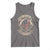 Funny One Badass Bonus Dad Tank Top Awesome Step Dad Fathers Day American Flag Skull