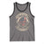 Funny One Badass Bonus Dad Tank Top Awesome Step Dad Fathers Day American Flag Skull