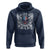 Funny One Badass Bonus Stepdad Hoodie Bonus Dad Fathers Day American Flag Skull