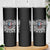 Funny One Badass Bonus Stepdad Skinny Tumbler Bonus Dad Fathers Day American Flag Skull
