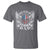 Funny One Badass Bonus Stepdad T Shirt Bonus Dad Fathers Day American Flag Skull