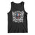 Funny One Badass Bonus Stepdad Tank Top Bonus Dad Fathers Day American Flag Skull
