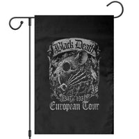 Black Death European Tour Garden Flag Plague Rat Medieval History Gothic - Wonder Print Shop