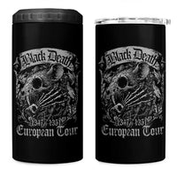 Black Death European Tour 4 in 1 Can Cooler Tumbler Plague Rat Medieval History Gothic - Wonder Print Shop