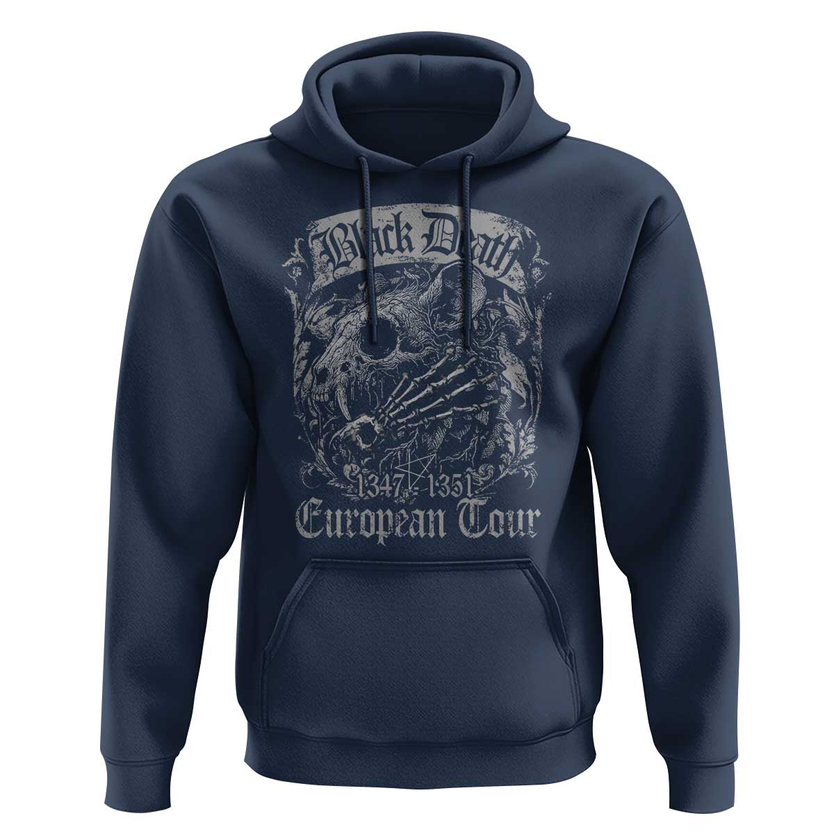 Black Death European Tour Hoodie Plague Rat Medieval History Gothic - Wonder Print Shop