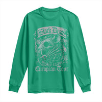Black Death European Tour Long Sleeve Shirt Plague Rat Medieval History Gothic - Wonder Print Shop