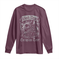 Black Death European Tour Long Sleeve Shirt Plague Rat Medieval History Gothic - Wonder Print Shop
