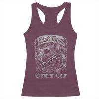Black Death European Tour Racerback Tank Top Plague Rat Medieval History Gothic - Wonder Print Shop