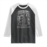 Black Death European Tour Raglan Shirt Plague Rat Medieval History Gothic - Wonder Print Shop