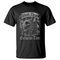 Black Death European Tour T Shirt Plague Rat Medieval History Gothic - Wonder Print Shop