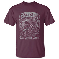 Black Death European Tour T Shirt Plague Rat Medieval History Gothic - Wonder Print Shop