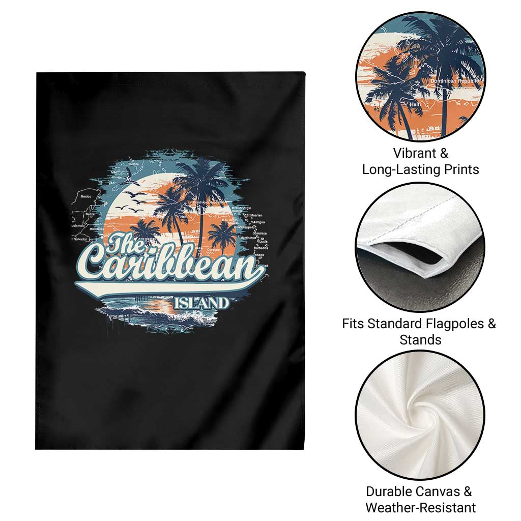 Funny The Caribbean Islands Garden Flag Caribbean Sea Tour Summer Vacation - Wonder Print Shop