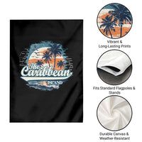 Funny The Caribbean Islands Garden Flag Caribbean Sea Tour Summer Vacation - Wonder Print Shop