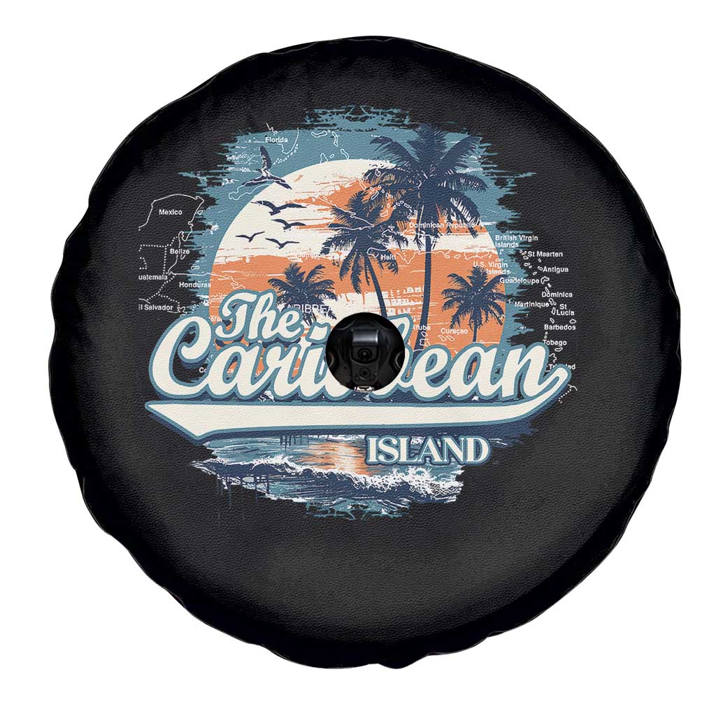 Funny The Caribbean Islands Spare Tire Cover Caribbean Sea Tour Summer Vacation - Wonder Print Shop