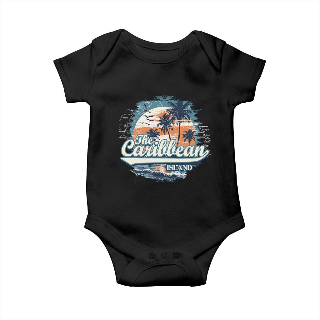 Funny The Caribbean Islands Baby Onesie Caribbean Sea Tour Summer Vacation - Wonder Print Shop