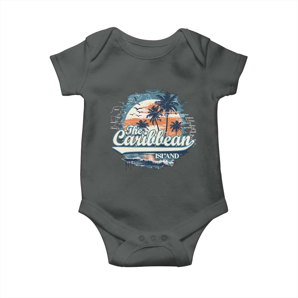 Funny The Caribbean Islands Baby Onesie Caribbean Sea Tour Summer Vacation - Wonder Print Shop