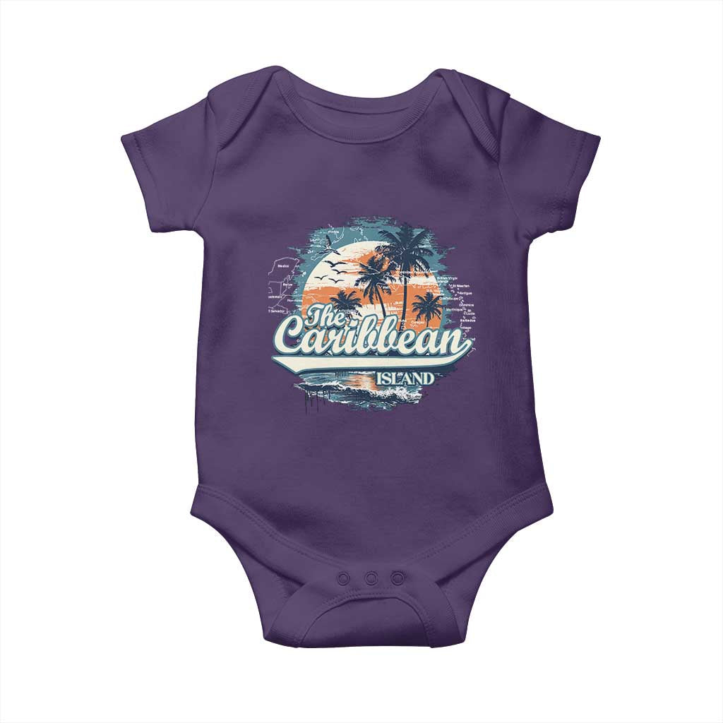 Funny The Caribbean Islands Baby Onesie Caribbean Sea Tour Summer Vacation - Wonder Print Shop