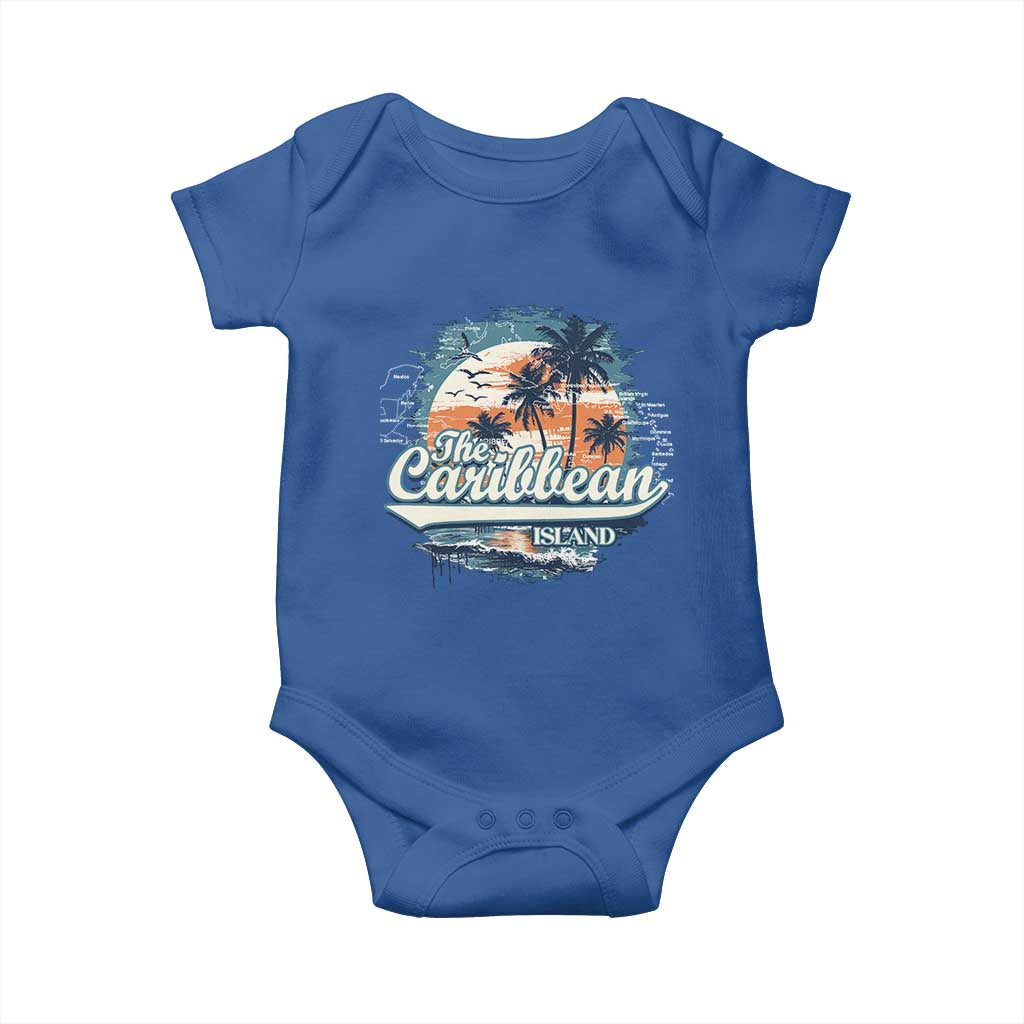 Funny The Caribbean Islands Baby Onesie Caribbean Sea Tour Summer Vacation - Wonder Print Shop
