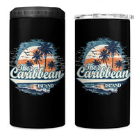 Funny The Caribbean Islands 4 in 1 Can Cooler Tumbler Caribbean Sea Tour Summer Vacation - Wonder Print Shop