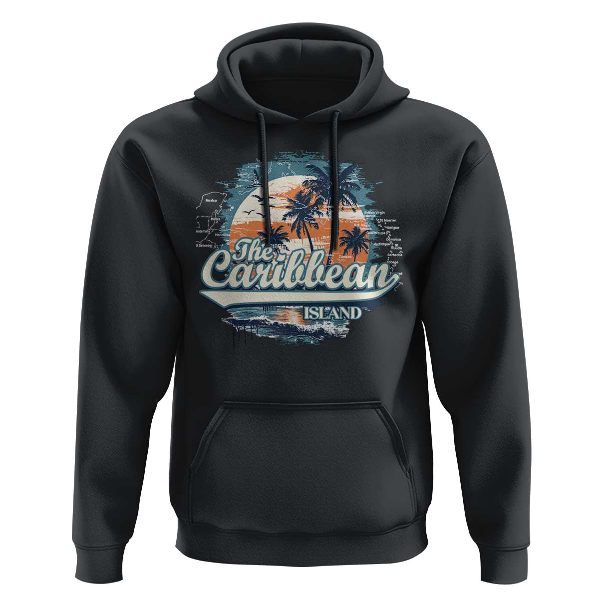 Funny The Caribbean Islands Hoodie Caribbean Sea Tour Summer Vacation - Wonder Print Shop
