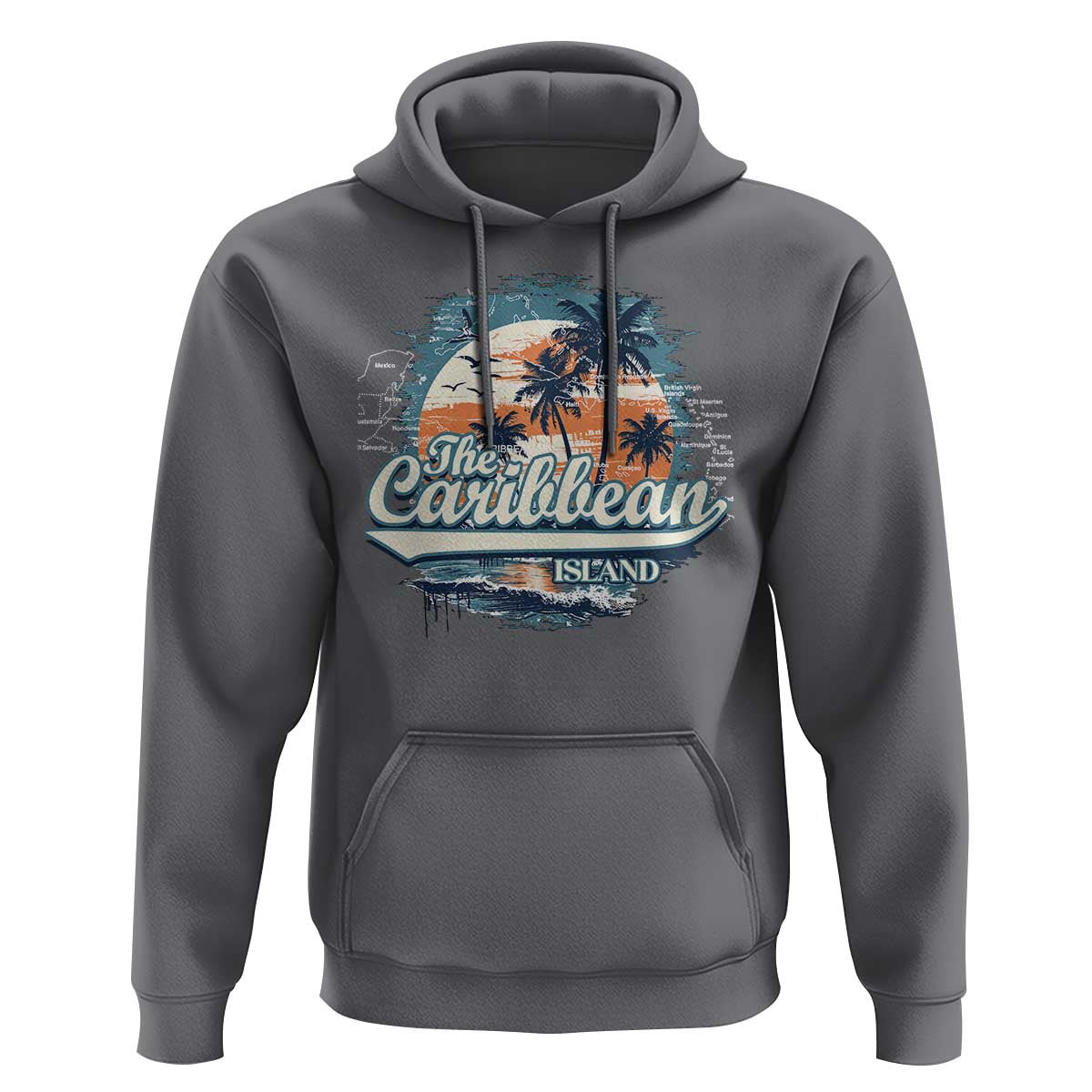 Funny The Caribbean Islands Hoodie Caribbean Sea Tour Summer Vacation - Wonder Print Shop