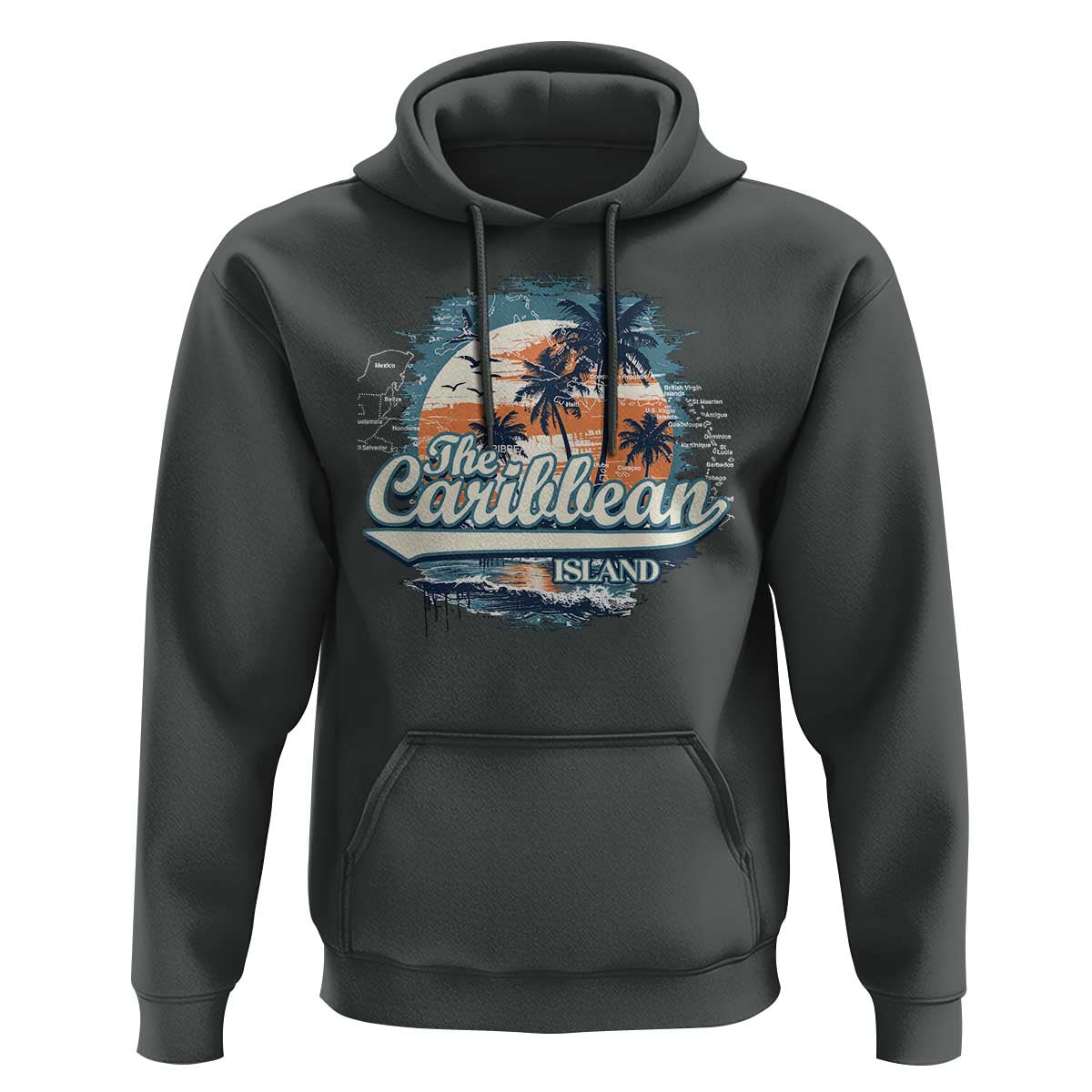 Funny The Caribbean Islands Hoodie Caribbean Sea Tour Summer Vacation - Wonder Print Shop