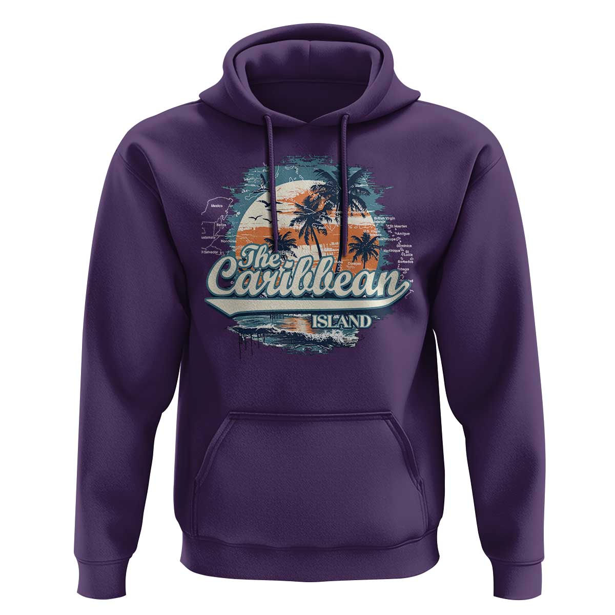 Funny The Caribbean Islands Hoodie Caribbean Sea Tour Summer Vacation - Wonder Print Shop